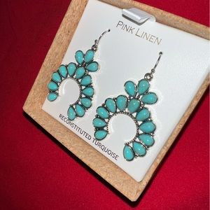 R. Turquoise Earrings NIB